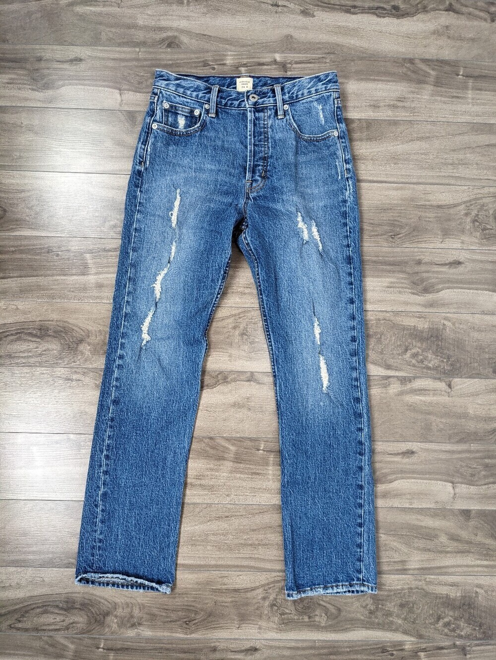 Gap Women's Jeans Straight Leg Size 26 Cotton Blend Button Fly